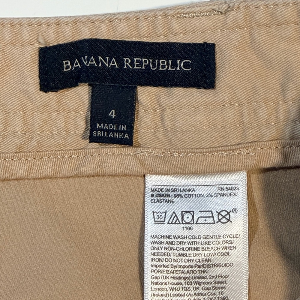 Banana Republic Wide Leg Pants in Khaki Tan - Picture 4 of 4